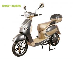 China 35km/H Pedal Assisted Electric Scooter , 48V 500W Vespa Type Electric Scooter on sale