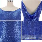 hot sale polyester short sleeve long women Bodycon evening beaded dress with