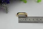 Luxury handbag fitting light gold zinc alloy 20 mm metal arch bridge with high