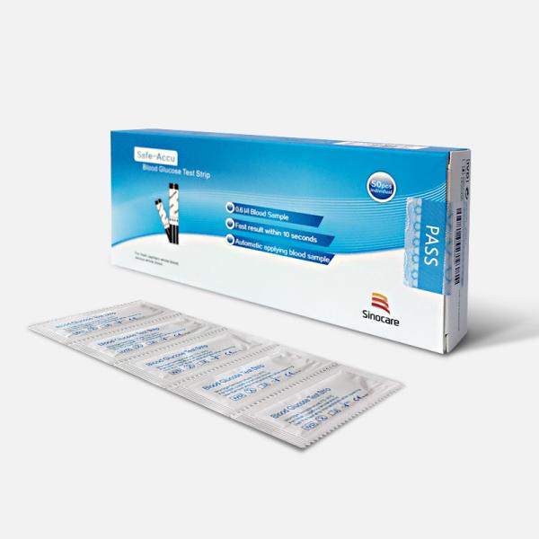 Household Blood Glucose Meter Test Strips , 24 Months Validity Glucose Check