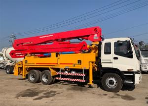 Wholesale Putzmeister Used Truck Mounted Concrete Pump Remote Control Hydraulic Folding from china suppliers
