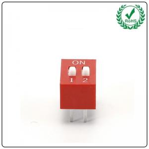 China 8 Position 1P 2P Waterproof Electronic Dip Switch Single Pole Single Throw 2.54 Pitch on sale