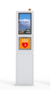 Wholesale 21.5&quot; Demo Screen AED Cabinet Smart Vending Machine Equipped CCTV Camera from china suppliers