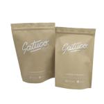 Biodegradable Printed Kraft Paper Pouch Peanut Snack Packaging Bags
