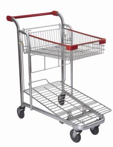 Wholesale Supermarket Shopping Trolley Cargo Cart Zinc Plated Surface Treatment SGL-Y-036 from china suppliers