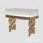wooden retail jewelry showcase