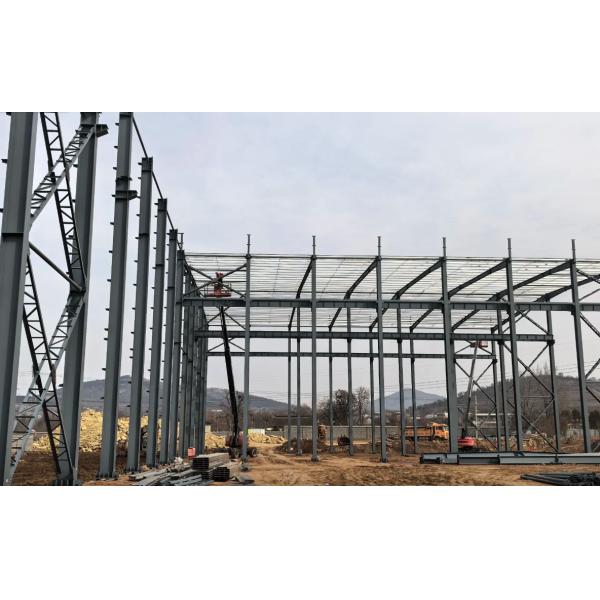Customized steel structure metal frame factory building design scheme