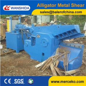 Wholesale Hydraulic drive manual feeding Scrap Metal Shear to cut steel bar from china suppliers