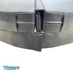 25KG/m³ Outdoor Whirlpool Round Spa Hot Tub Lid In Grey For Balboa Hot Tub