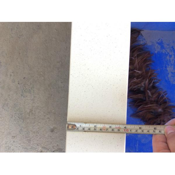 Artificial Quartz Stone Countertops , Fine Grain Quartz Bathroom Countertops