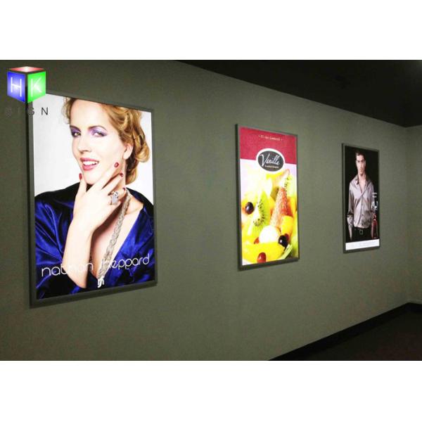 Ultra Thin 20X30 Poster Frame Light Box Right Angle , Wall Snap Clip Frames