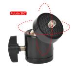 Metal 360 Degree Swivel Ball Mount Tripod For Camera Ring Light Stand