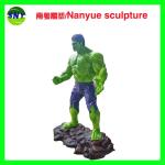 life size fiberglass movie marvel character hulk statue as decoration in park or