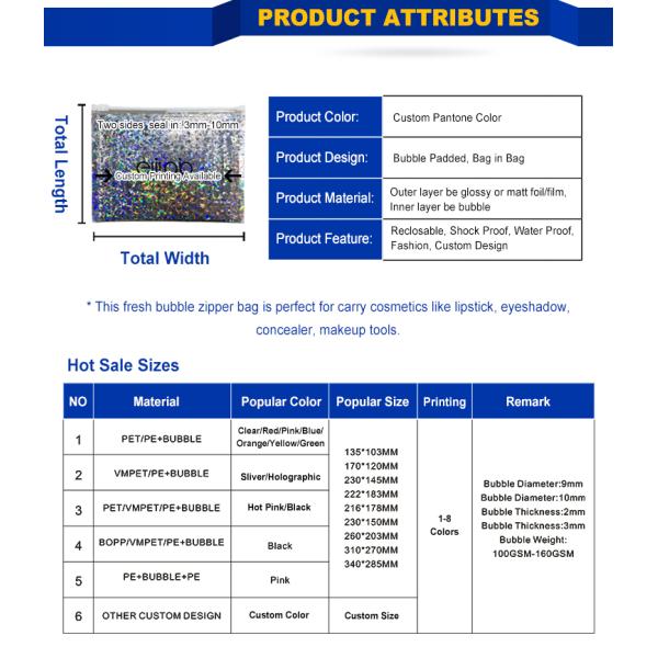 china supplier 4x8 black matte plastic bubble slider bag customer mailers for makeup packaging