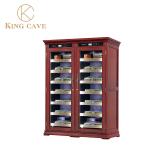 Solid Wood Touch Control Dual Zone Electric Wine Cooler Cigar Humidor Cabinet