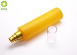 Frosted Colored Argan Skin Hair Oil Cosmetic Pump Bottles , Cosmetic Empty
