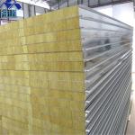 manufactured prefab home fireproof rock wool sandwich wall panels 1150-75-0