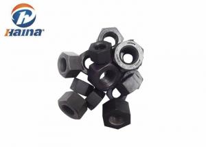 Wholesale Carbon and Alloy steel nuts DIN 934 A563 GR 2H heavy black  hex nut M10-M100 from china suppliers