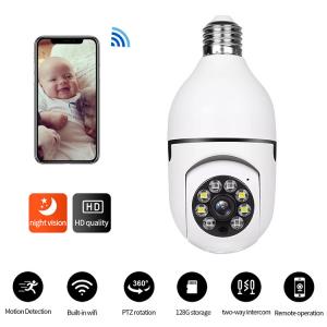 China 720P LED Wifi Light Bulb Security Camera With Motion Detector OEM on sale