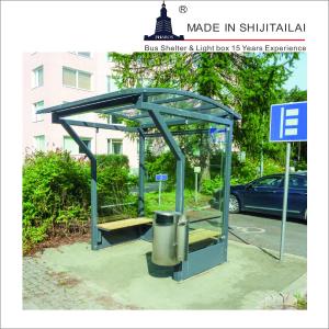 Wholesale Stainless Steel 2719mm Height 85% Bus Stop Shelter from china suppliers
