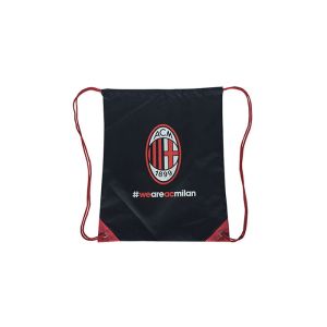 Black Rainproof Lightweight Drawstring Backpack With Reinforcement