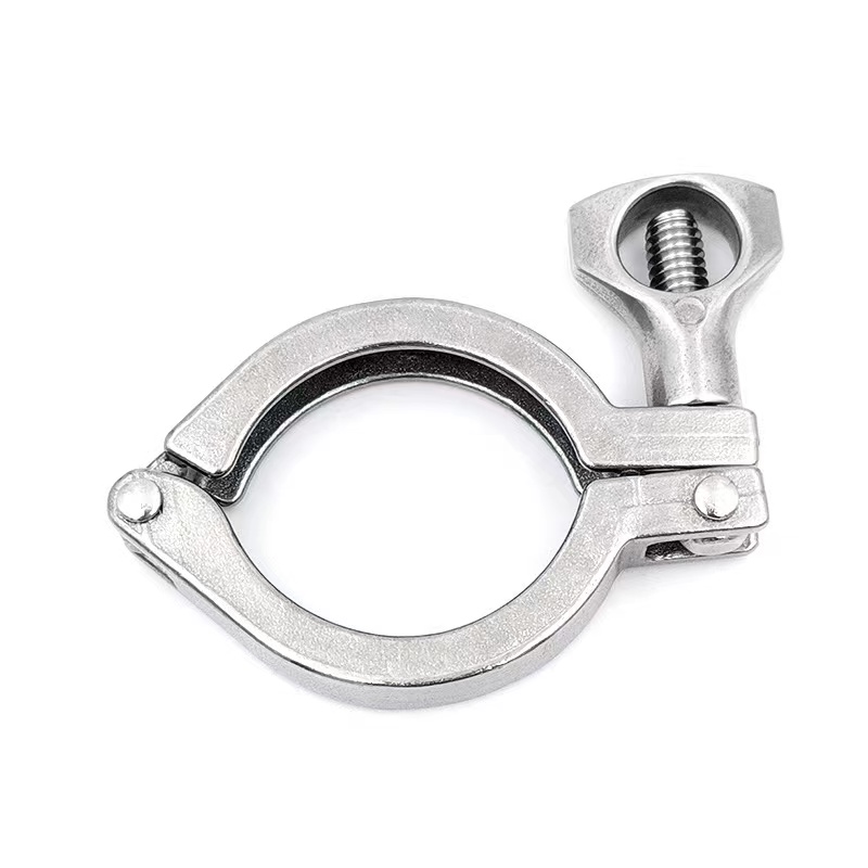 CLAMP Connection Sanitary Stainless SS304 SS316L Tri Clamp Single Pin for OEM Support