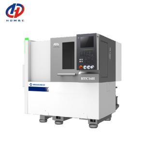 Wholesale SMTCL Small Parts Machining HTC16H Metal Slant Bed CNC Lathe 8 Stations Horizontal CNC Lathes from china suppliers