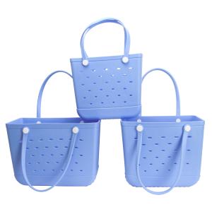 Wholesale EVA Beach Bag for Pool Fun Woowave Rubber Women Kids Small Bogg Bag Storage Tote from china suppliers