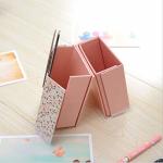 Pretty Pink Customized Size Long Service Life Cardboard Foldable Boxes
