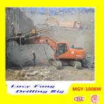 China Hot Multifunction MGY-100BW Excavator Mounted soil and rock anchor