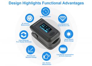 Wholesale OLED Display Digital Fingertip Pulse Oximeter Medical Devices Battery operated from china suppliers