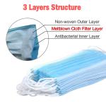 3 Layer Disposable Dust Masks For Surgical / Pharmaceutical Anti Smog