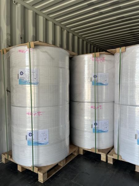 70GSM 80GSM Thermal Card Machine Rolls 1035mm Jumbo 2 Ply Thermal Till Rolls