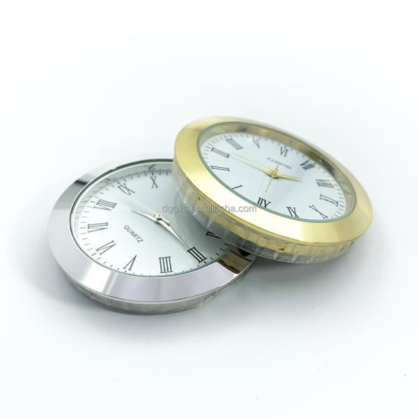 Good Quality 45mm craft clock heads watch insert clock galls