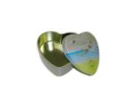 4c Printing Heart Shaped Tin Box Customized Logo 118*110*47Hmm