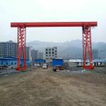 277KN Marble Slabs Q235B Single Girder Gantry Crane