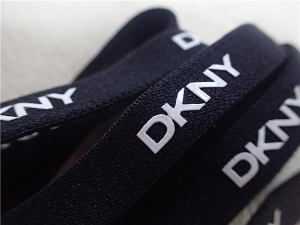 Black Underwear Elastic Band With Printing White Silicone Logo Environmental