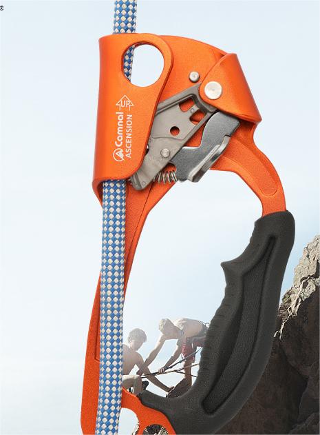 Aluminium Alloy Ascender Outdoor Mountaineering Climbing Stopper Rope Grabber