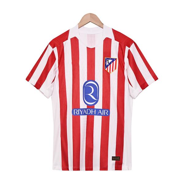 2025-2026 Atletico Madrid Home Player Version Football Jersey Supports LOGO