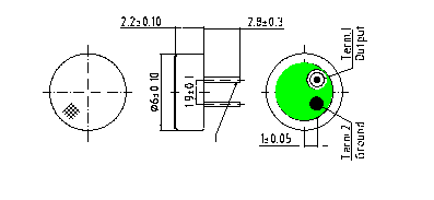 4015P Omni Directional Electret Condenser Microphone IP67 For Car Charger