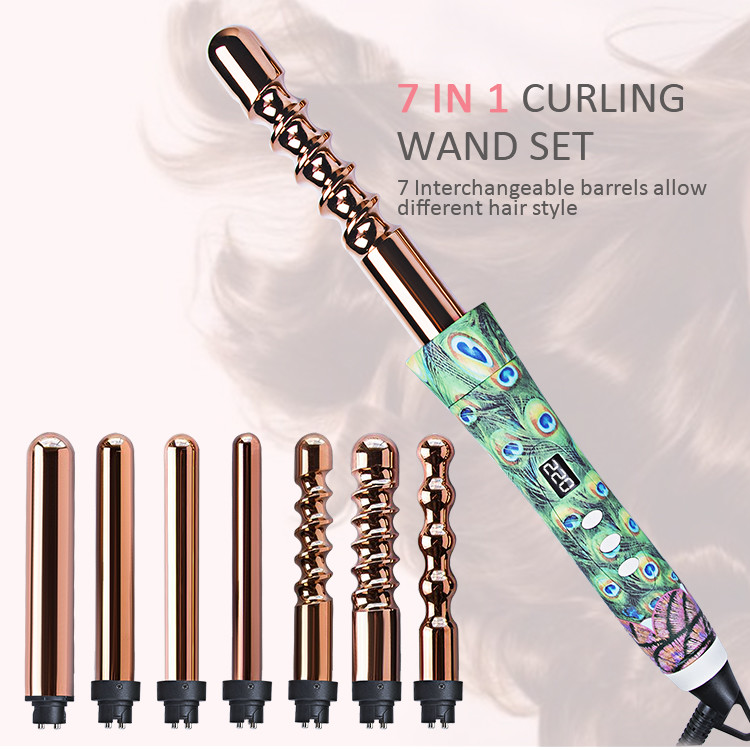 6 Head Hair Curling Wand Set