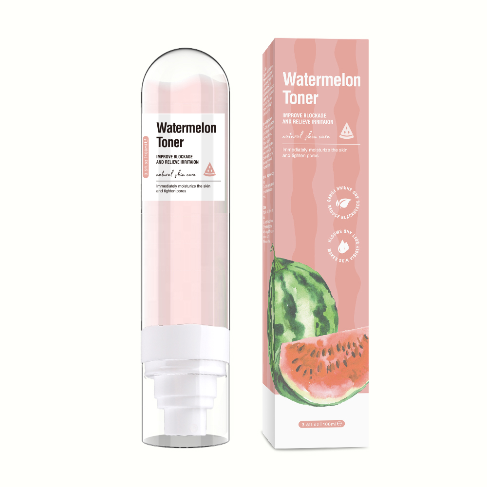 Private Label Organic Facial Toner Moisturizing Skin Anti Aging Hydrating Rose Water Watermelon Face Toner