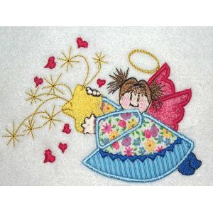 Wholesale Embroidery Digitizing Services designs and home embroidery spring Angel from china suppliers