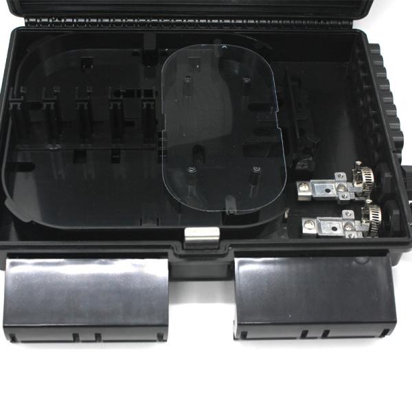 IP65 16 Core Fiber Optic Accessories FTTH FAT Black Fiber Optical Distribution