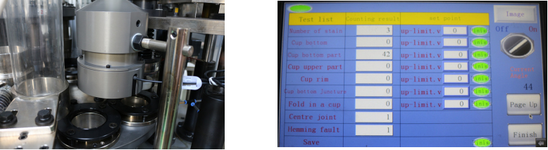 Single / Double PE Coated Disposable Cup Thermoforming Machine 100 PCS/MIN