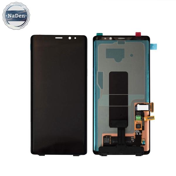 Black Mobile Phone LCD Screen For Samsung Note 8 Lcd Assembly Replacement