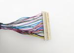 30 Awg Shielded Round Y Lvds Cable 30 Pin JAE FI-X30H To 2*Hirose DF14-20S-1.25C