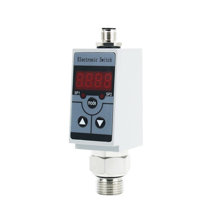 Intelligent Digital Differential Pressure Switch Sensor PNP Relay Pressure Controller