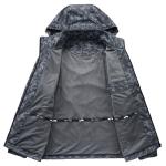 Mens Camo Outdoor Windbreaker Jacket Waterproof Polyester Tactical Winter Jacket