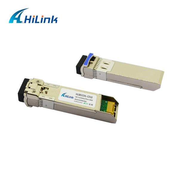 WDM 25G SFP Transceiver 1270nm 1330nm 10KM SMF SFP28 BIDI LR With DDM CDR